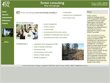 Tablet Screenshot of forestconsulting.net